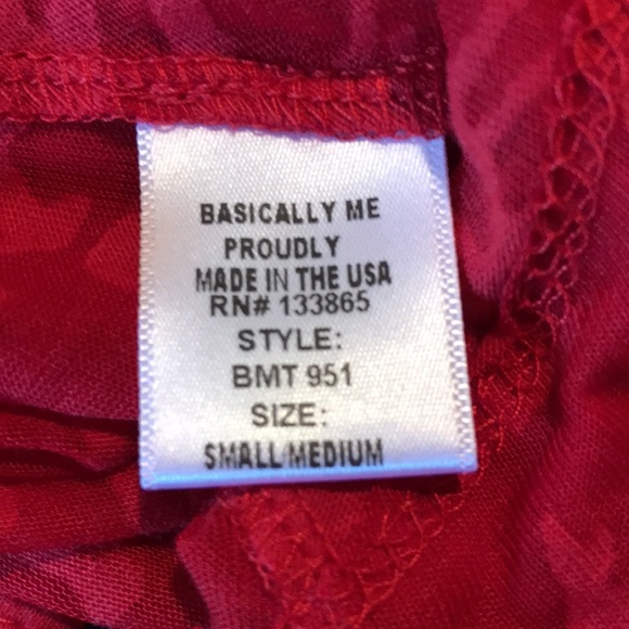 Basically me Red long flowing blouse - Picture 5 of 5